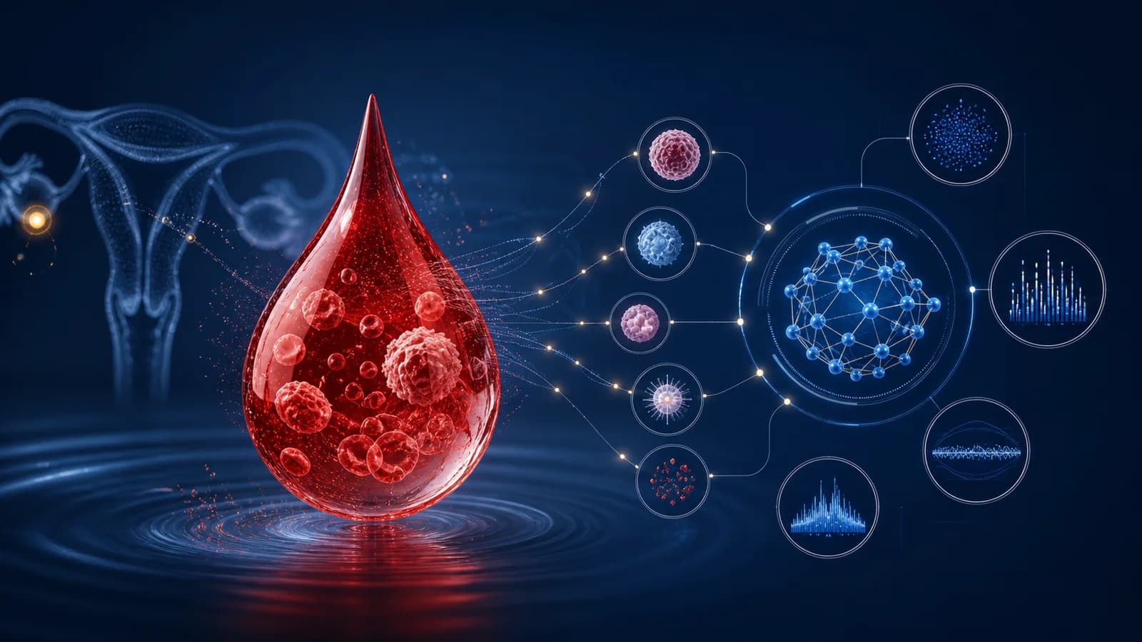 Science Hero hero image showing menstrual blood as a possible diagnostic source for endometriosis.